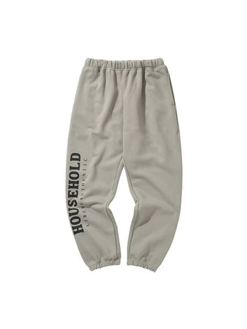 H LOGO SWEATPANTS STORMDUST - LIBERE - BALAAN 1