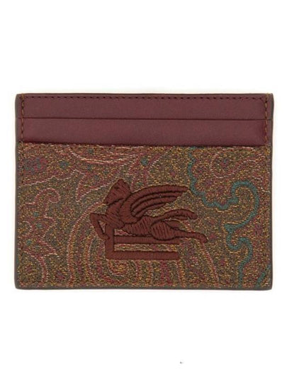 Paisley Embroidered Logo Card Case 1H76978630600 B0710440173 - ETRO - BALAAN 2