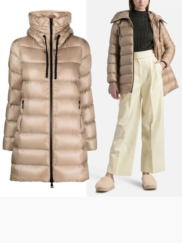 Women s long padding SUYEN beige 1B200053052 - MONCLER - BALAAN 1