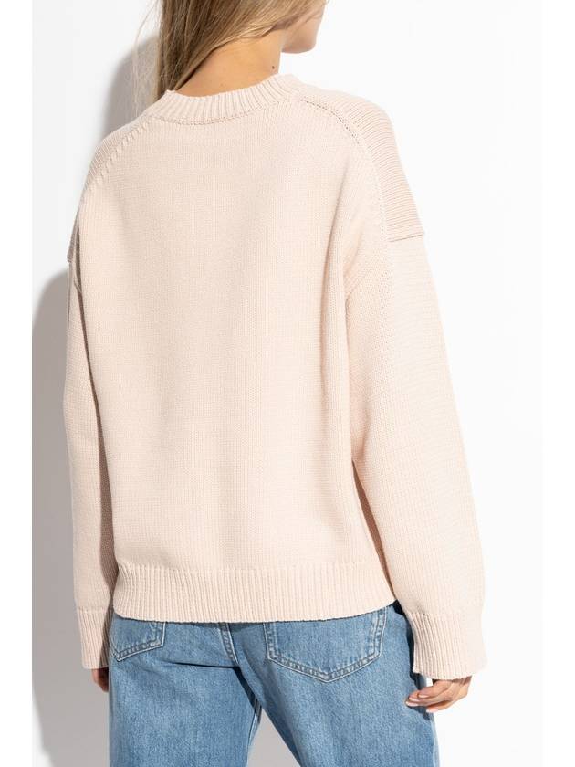 Theory Cotton Sweater, Women's, Pink - THEORY - BALAAN 4