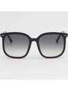 Sunglasses IM0008GS 8079O oversized black horn rim - ISABEL MARANT - BALAAN 3