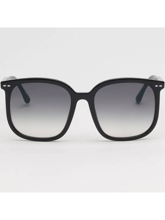 Sunglasses IM0008GS 8079O oversized black horn rim - ISABEL MARANT - BALAAN 3