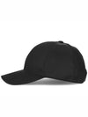 Re-Nylon Triangle Logo Baseball Cap Black - PRADA - BALAAN 4