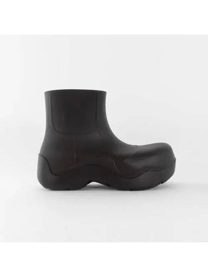 Puddle Rubber Ankle Rain Boots Fondente - BOTTEGA VENETA - BALAAN 2