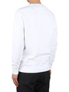 Monochrome Fox Head Classic Cotton Sweatshirt White - MAISON KITSUNE - BALAAN 5