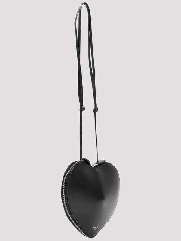 Heart Shoulder Cross Bag Black - ALAIA - BALAAN 4