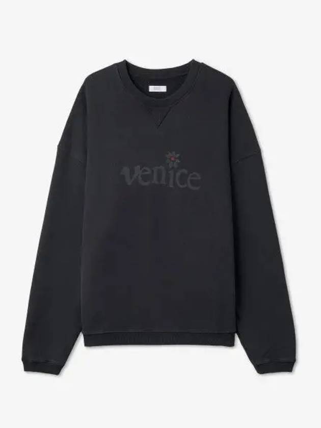 Venice logo sweatshirt black 06T037BLACK - ERL - BALAAN 1