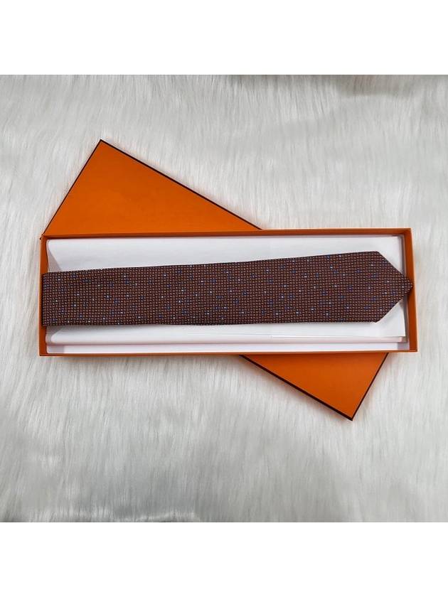 Arcade H Tie Brown - HERMES - BALAAN 8