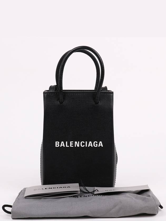 Phone mini logo shopping cross bag 693805 - BALENCIAGA - BALAAN 10