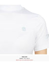 Women's Golf Roll Neck Short Sleeve T-Shirt White - HYDROGEN - BALAAN 10