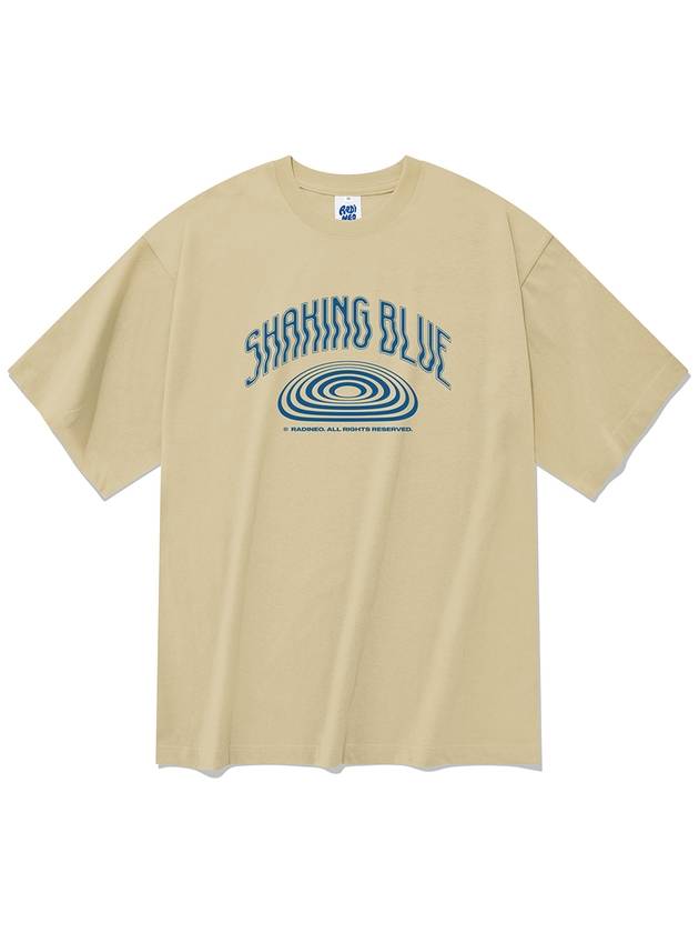 20 count shaking blue short sleeve t-shirt beige - RADINEO - BALAAN 1