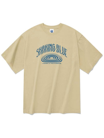 20 count shaking blue short sleeve t-shirt beige - RADINEO - BALAAN 1