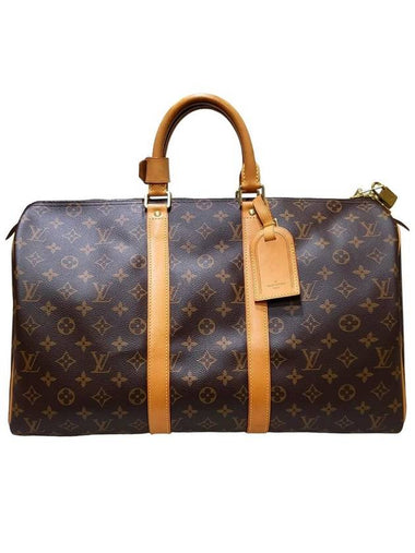 Women s M41428 Monogram Canvas Keepall 45 Travel Tote Bag - LOUIS VUITTON - BALAAN 1