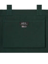 Ru 1987 University Tote Bag Eco Dark Green Unisex - A.P.C. - BALAAN 2