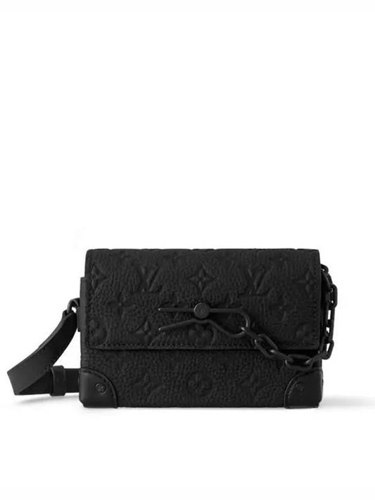 Steamer Monogram Taurillon Leather Cross Bag Noir - LOUIS VUITTON - BALAAN 2