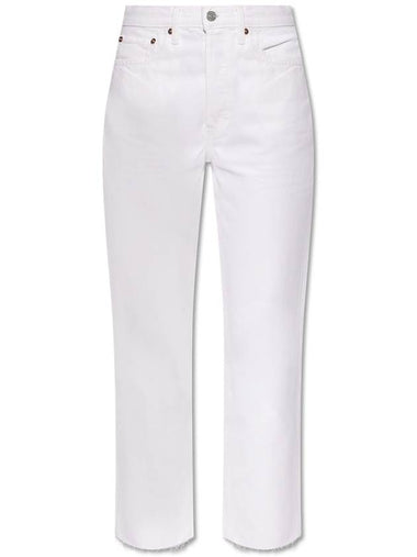 RE/DONE RE/DONE X Levis, Women's, White - RE/DONE - BALAAN 1