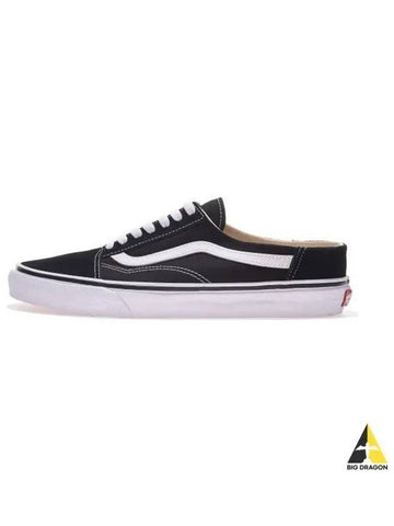 Old School Mule Black White VN0A3MUS6BT1 - VANS - BALAAN 1