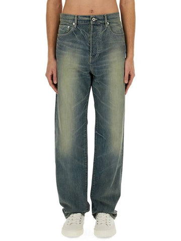 ASAGAO STRAIGHT JEANS 'KENZO CREATIONS' - KENZO - BALAAN 1