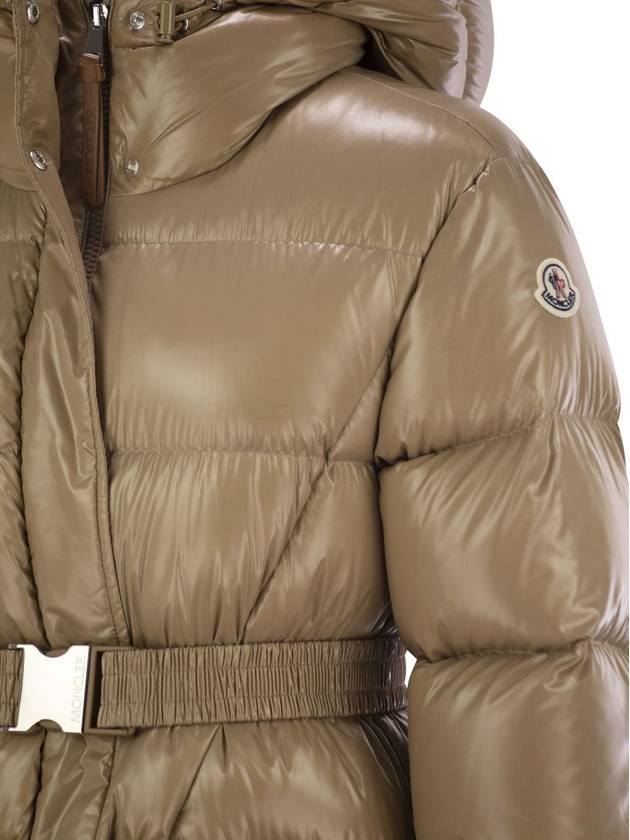 BELLEVUE - Long down jacket with hood - MONCLER - BALAAN 4