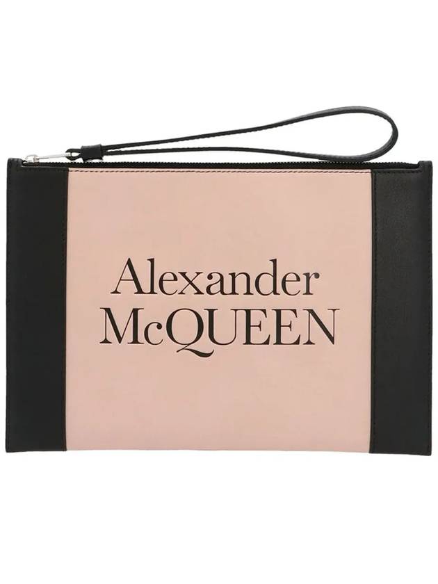 Signature Logo Clutch Bag Pink - ALEXANDER MCQUEEN - BALAAN 3