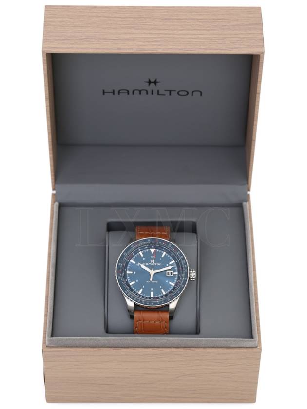 H76645540 Khaki Aviation Pilot Day Date Watch - HAMILTON - BALAAN 8