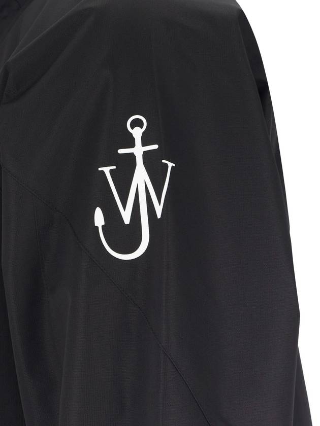 Logo Print Zip-up Track Jacket Black - JW ANDERSON - BALAAN 5