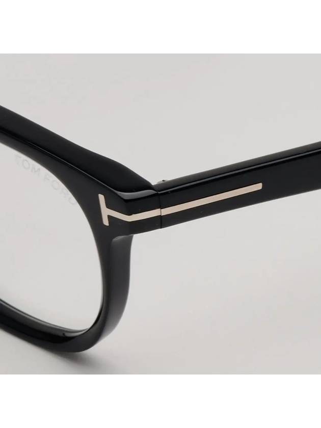 Blue light blocking glasses frame TF5930DB 001 square Asian fit horn rim - TOM FORD - BALAAN 5