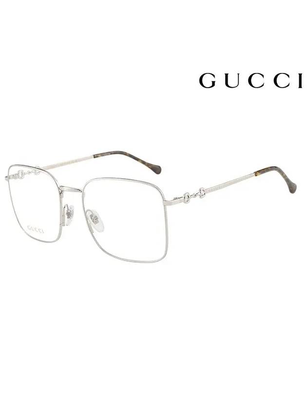 Eyewear Square Metal Glasses Silver - GUCCI - BALAAN 2