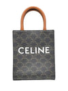 Triomphe Vertical Cavas Small Tote Bag Tan - CELINE - BALAAN 2