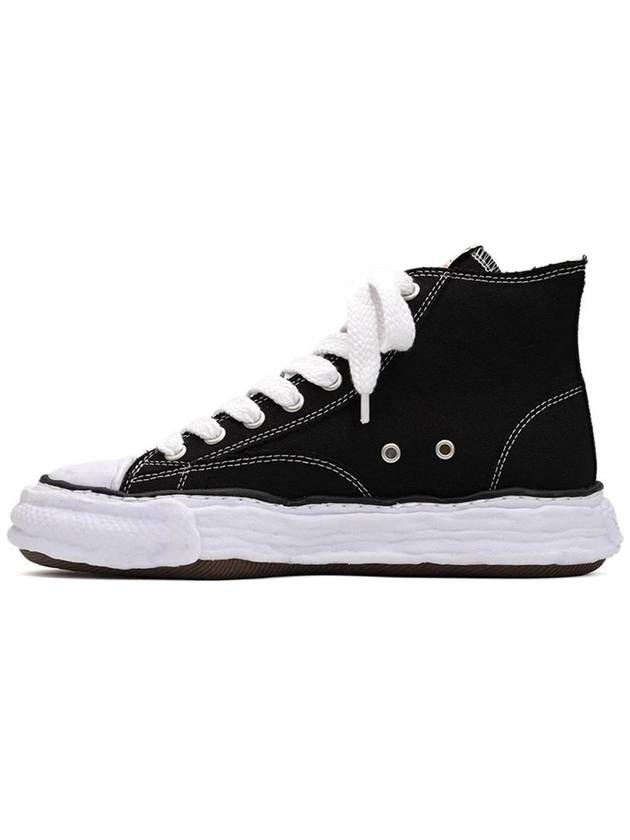 Peterson 23 OG Sole Canvas High Top Sneakers Black - MIHARA YASUHIRO - BALAAN 2