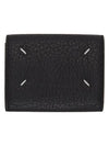 Stitched Accordian Envelope Card Wallet Black - MAISON MARGIELA - BALAAN 4