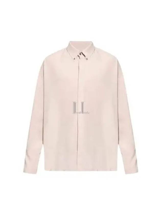 Alexandre Mattiussi Silk Blend Long Sleeve Shirt Pink - AMI - BALAAN 2