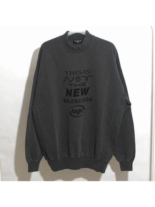 This Not Logo Sweatshirt - BALENCIAGA - BALAAN 2