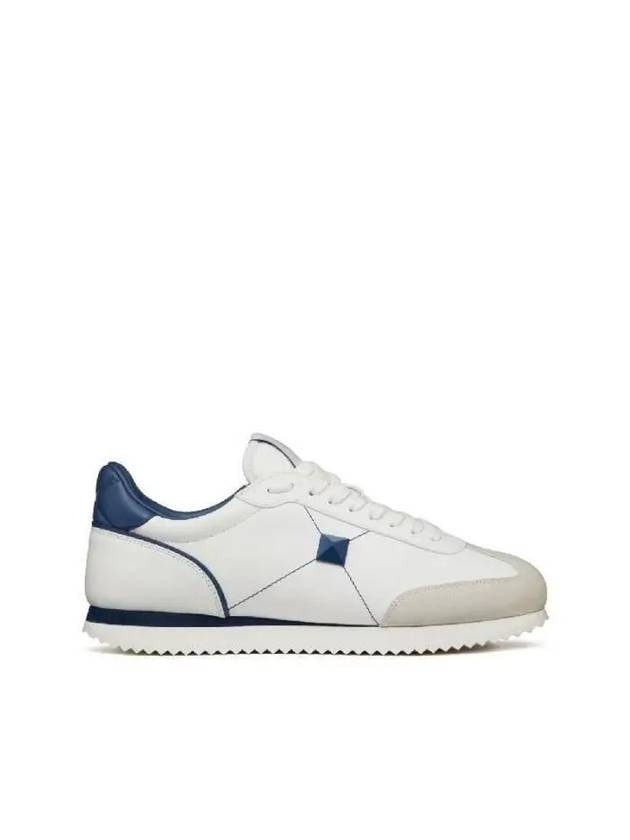 studded leather low-top sneakers white - VALENTINO - BALAAN 2