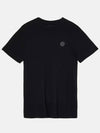 Men's Logo Patch Black T-Shirt MMJ59 31 99322 - VIKTOR&ROLF - BALAAN 1