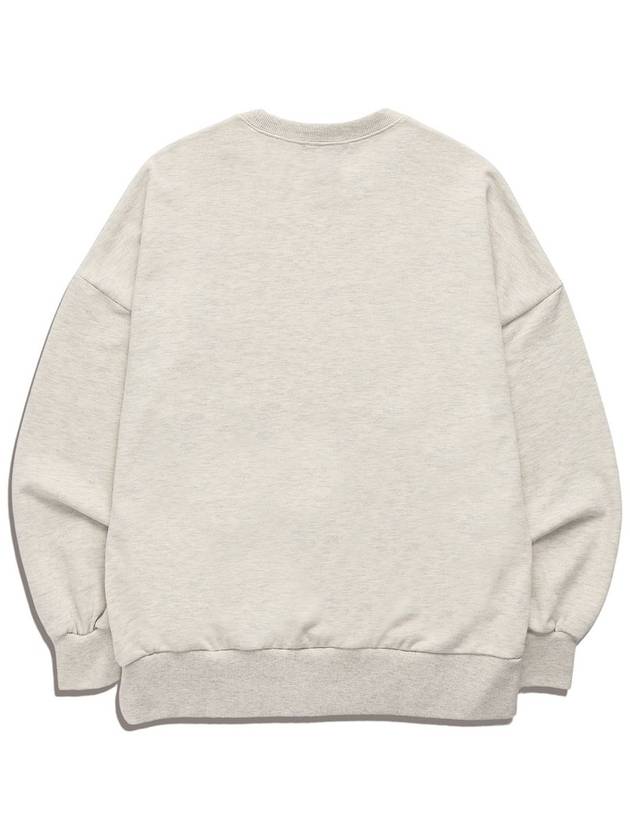 Colored Teddy Bear Overfit Sweatshirt Oatmeal - VANN WORKS - BALAAN 3