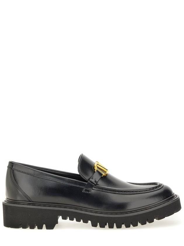 V Logo Signature Chunky Loafers Black - VALENTINO - BALAAN 2