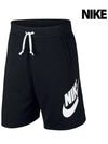 Sportswear French Terry Shorts Black - NIKE - BALAAN 2