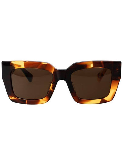 Eyewear Havana Bold Square Sunglasses Brown - BOTTEGA VENETA - BALAAN 2