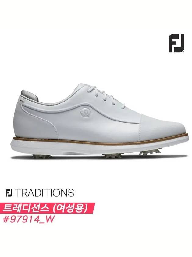 FJ Traditions FJ TRADITIONS Golf Shoes 97914 W White White White 10mm Small Order - FOOTJOY - BALAAN 2