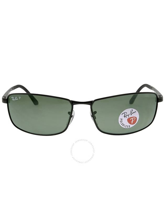 Men's Square Metal Sunglasses Green Black - RAY-BAN - BALAAN 2