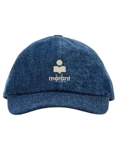 Tomas Embroidered Logo Ball Cap Blue - ISABEL MARANT - BALAAN 2