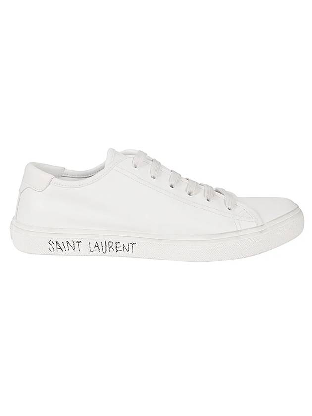 Men's Malibu Low Top Sneakers White - SAINT LAURENT - BALAAN 1