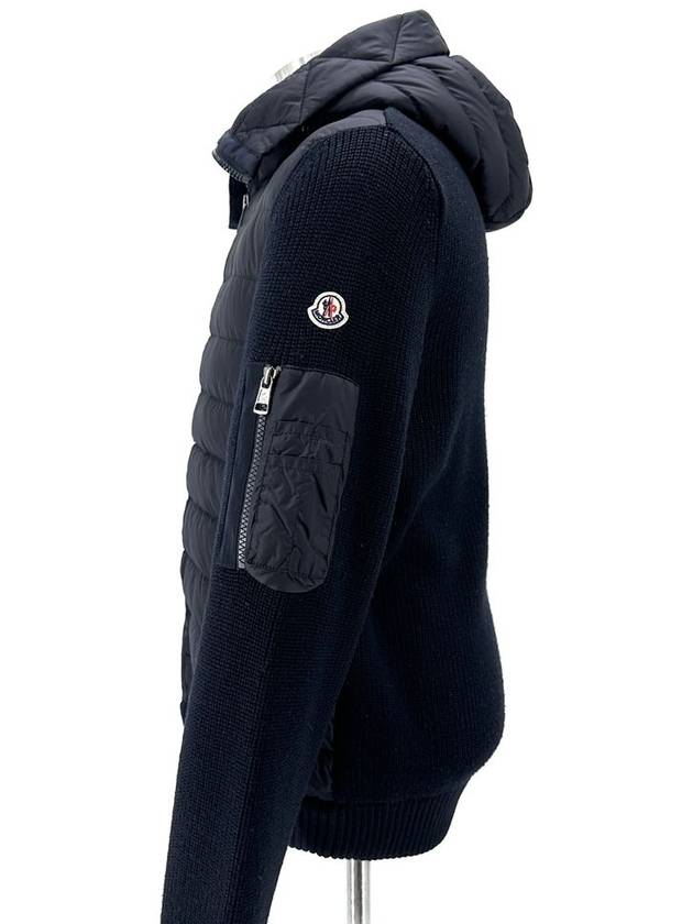 Knit padded zip up jacket - MONCLER - BALAAN 4