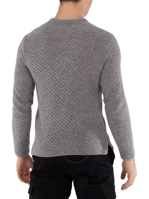 Solid Homme Grey Long-Sleeve Sweater, Brand Size 44 (US Size 34) - SOLID HOMME - BALAAN 3