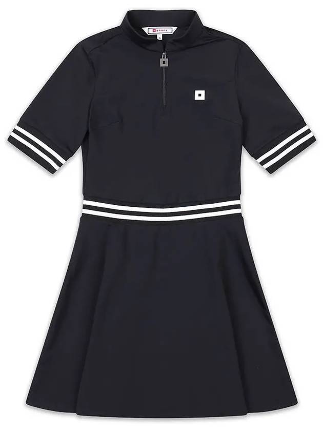 golfwear jersey short sleeve short dress black - ONOFF - BALAAN 1