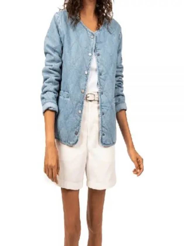 Thelma Denim Jacket Light Blue - SAINT JAMES - BALAAN 2