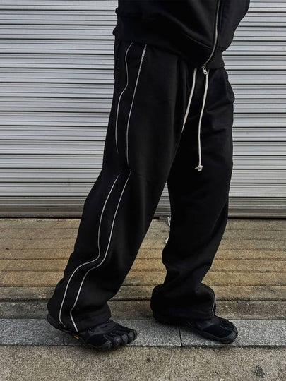 3M Side Line Wide Balloon Sweatpants Black - CLACO - BALAAN 2