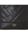 Mon Tresor Black Leather Mini Bag with FF Motif - FENDI - BALAAN 7