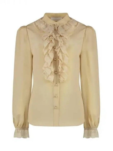 Ruffle decorated shirt 271081 - ZIMMERMANN - BALAAN 1